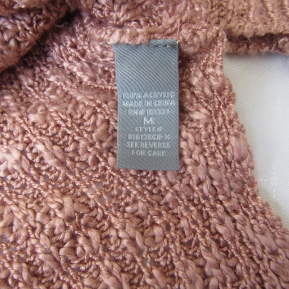 Charlotte Russe Rose Pink Slouchy Sweater - Picture 4 of 6